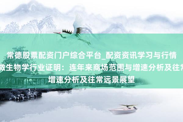 常德股票配资门户综合平台_配资资讯学习与行情说明 工业微生物学行业证明：连年来商场范围与增速分析及往常远景展望